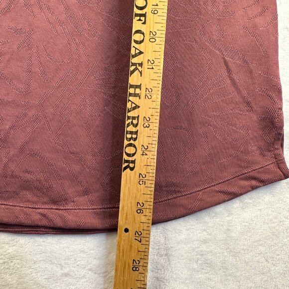 Athleta Essential V Neck Tank Twany Rose color Sz L Rose Print NWOT Workout Top - Picture 9 of 13